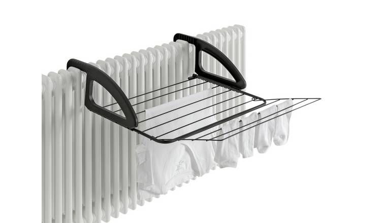 Argos Home 6m Large Radiator Indoor Clothes Airer - Black - McGrocer