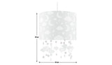 Argos Home Kids Grey Stars Easy Fit Drum Lampshade - 25cm - McGrocer