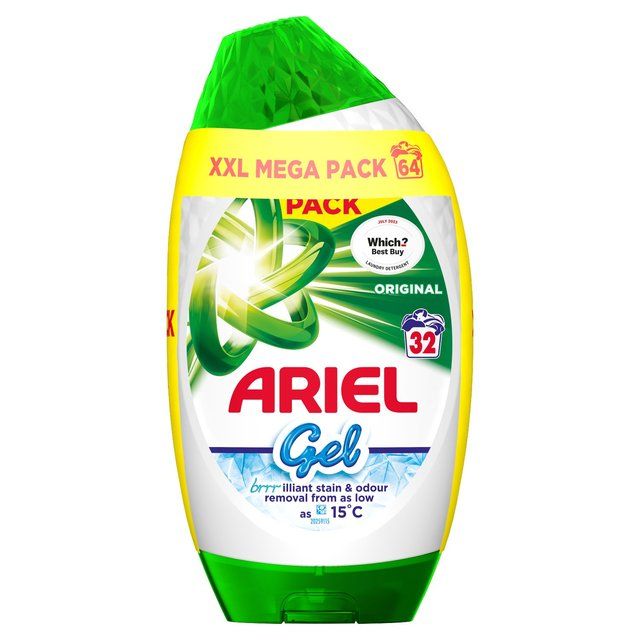 Ariel Original Bio Washing Liquid Gel 64 Washes 2100ml - McGrocer