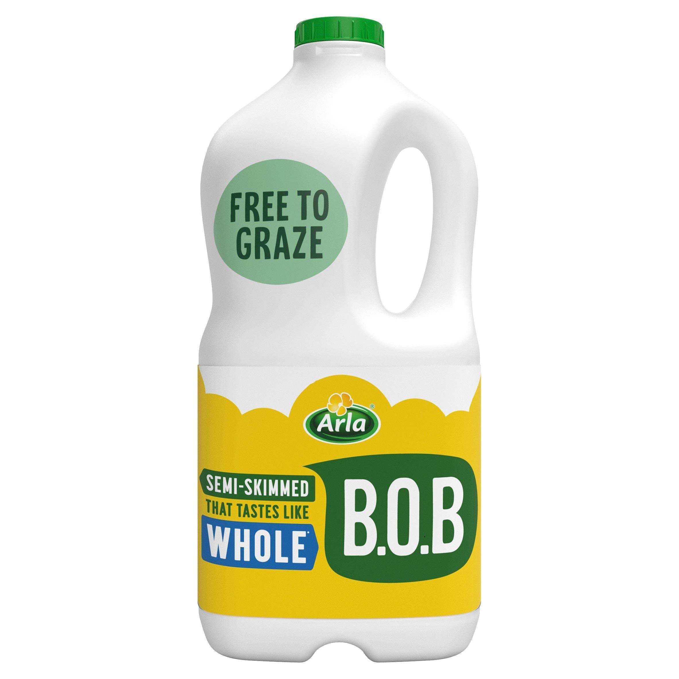 Arla BOB Semi Skimmed Milk That Tastes Like Whole 2L - McGrocer