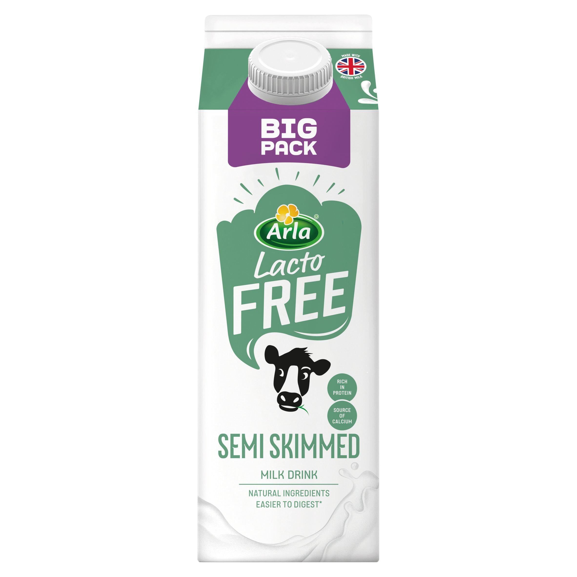 Arla Lactofree Semi Skimmed Milk Drink 2L - McGrocer