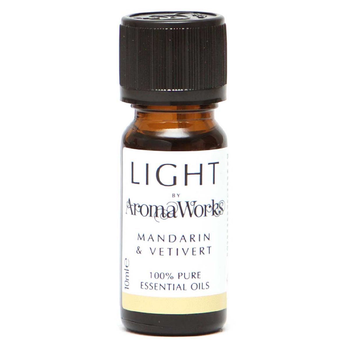 AromaWorks London Light Range - Mandarin and Vetivert 10ml Essential Oil - McGrocer