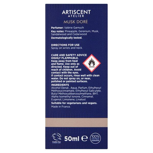 Artiscent Atelier Eau De Parfum Musk Dore 50ml - McGrocer