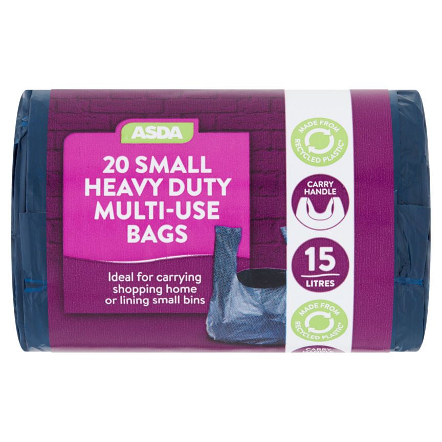 ASDA 20 Multi-Use Bags Heavy Duty 15 Litres - McGrocer
