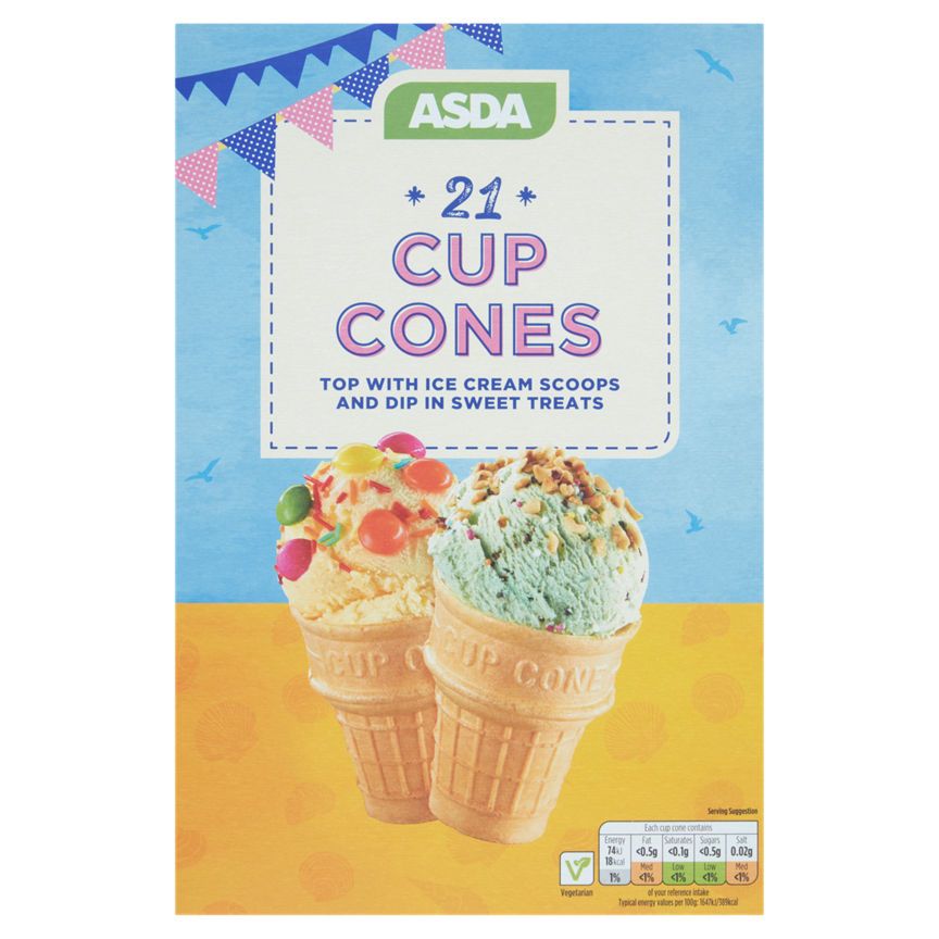 ASDA 21 Cup Cones - McGrocer