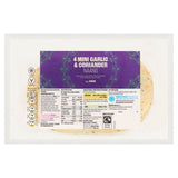 ASDA 4 Mini Garlic & Coriander Naan Bread - McGrocer