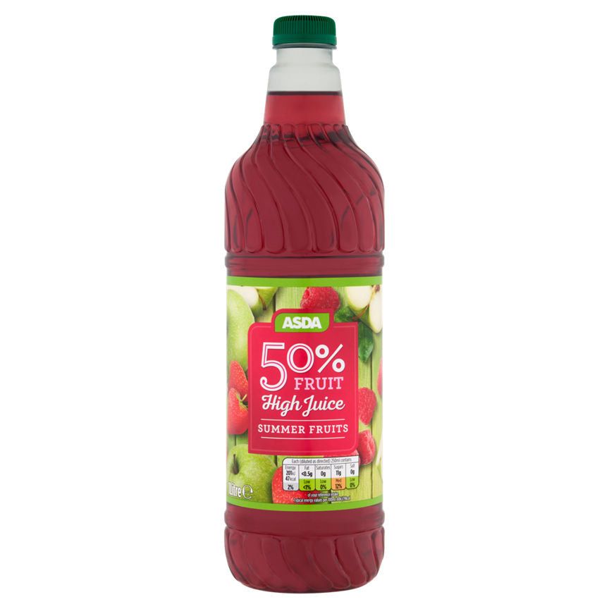 ASDA 50% Fruit High Juice Summer Fruits - McGrocer