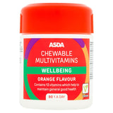 ASDA 90 Chewable Multivitamins Wellbeing Orange Flavour - McGrocer