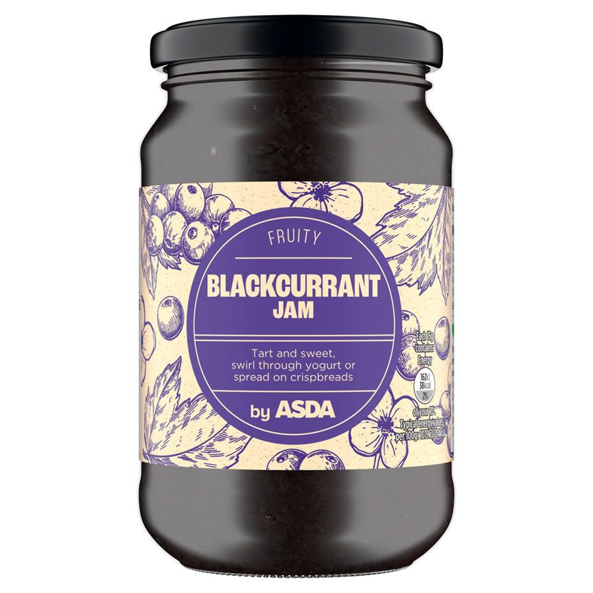ASDA Blackcurrant Jam 454g - McGrocer