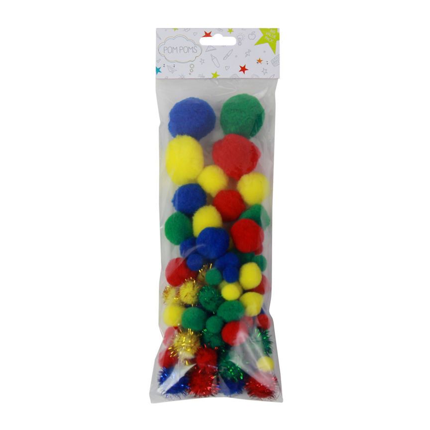ASDA Craft Pom Poms - McGrocer