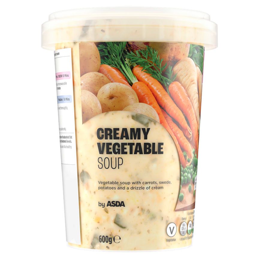ASDA Creamy Vegetable Soup 600g - McGrocer