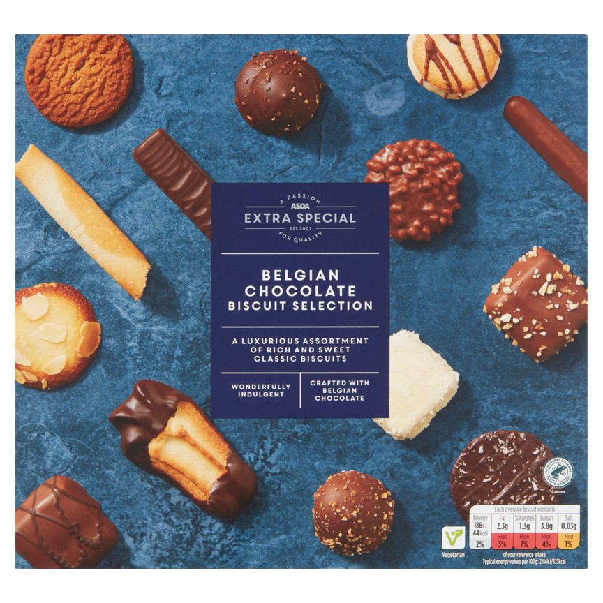 ASDA Extra Special Belgian Chocolate Biscuit Selection 375g - McGrocer