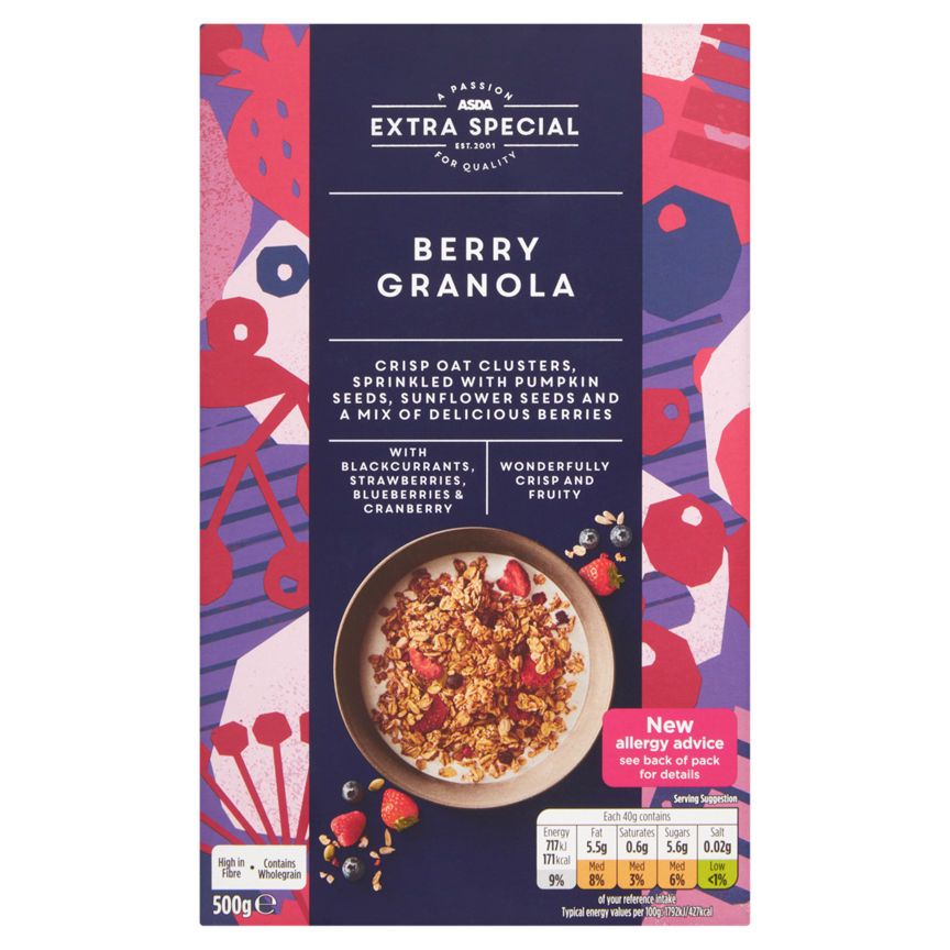 ASDA Extra Special Berry Granola - McGrocer