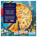 ASDA Extra Special Wensleydale Cheese, Petit Pois & Red Pepper Quiche - McGrocer