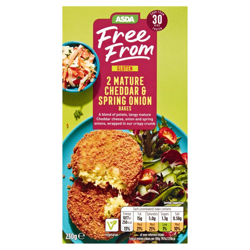 ASDA Free From Cheese & Spring Onion Bakes - McGrocer