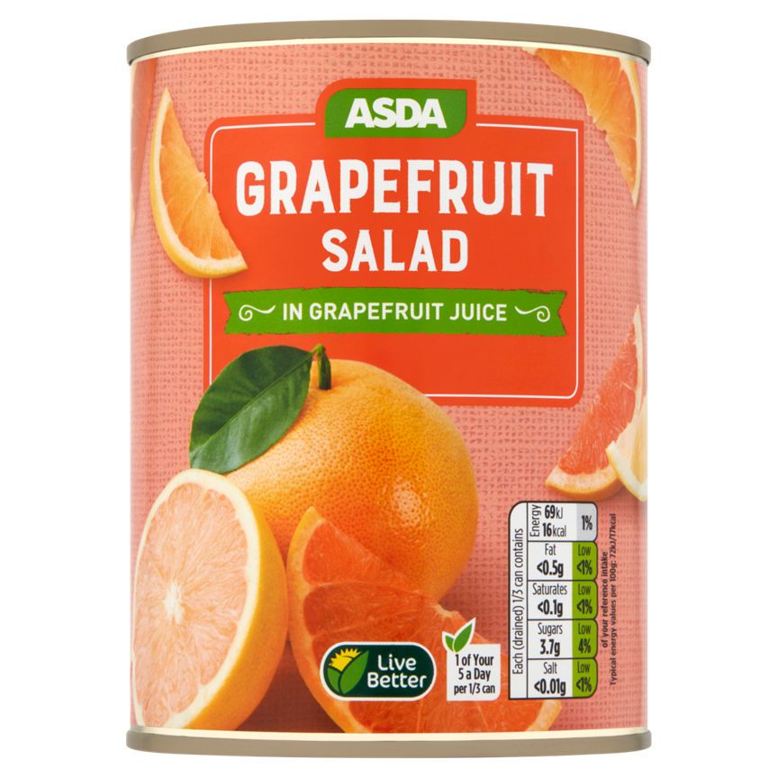 ASDA Grapefruit Salad in Grapefruit Juice 540g - McGrocer