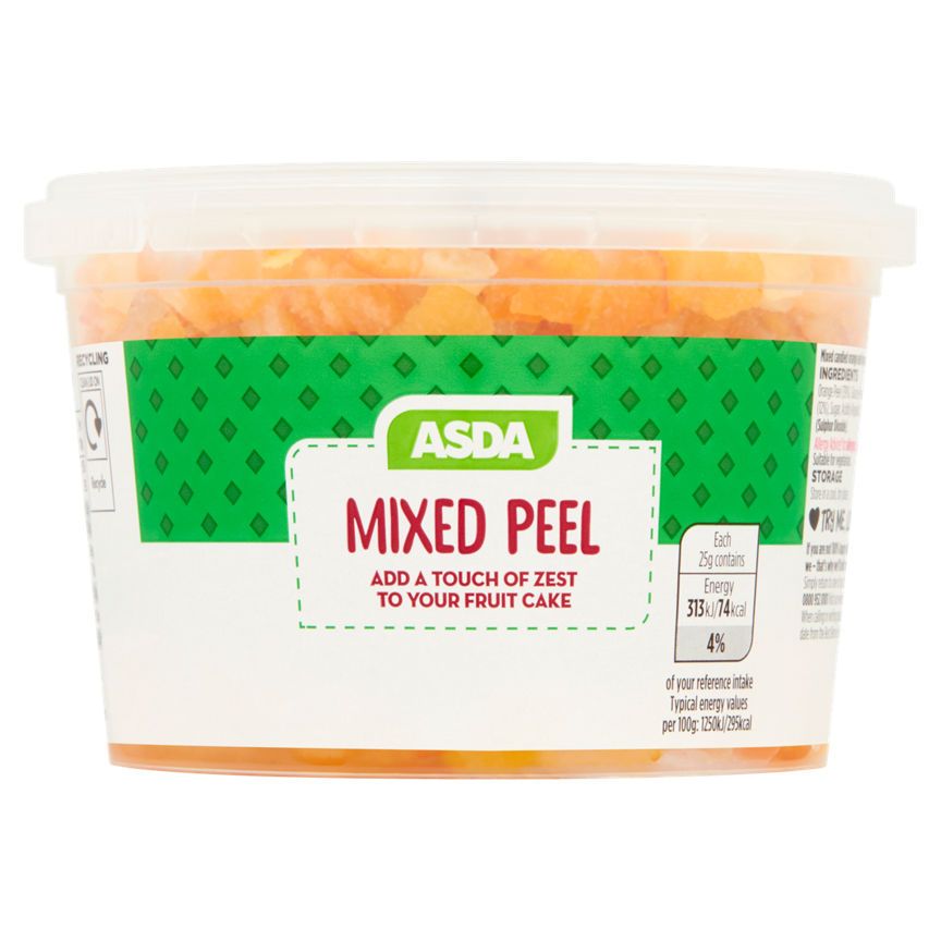 ASDA Home Baking Mixed Peel - McGrocer