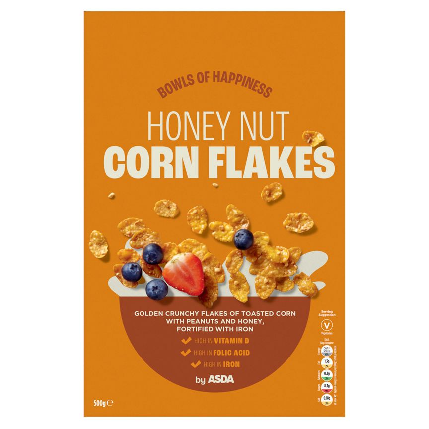 ASDA Honey Nut Corn Flakes 500g - McGrocer