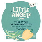 LITTLE ANGELS by ASDA Organic Thai Style Veggie Noodles 12m+ 200g - McGrocer