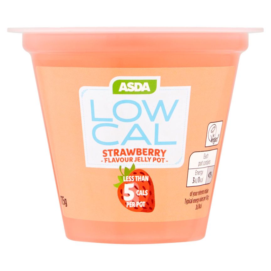 ASDA Low Cal Strawberry Flavour Jelly Pot - McGrocer