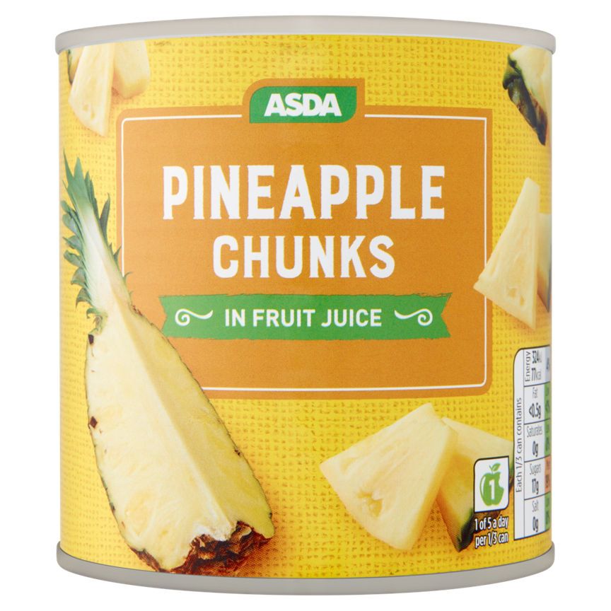 ASDA Pineapple Chunks in Fruit Juice 432g - McGrocer