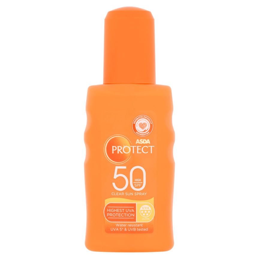ASDA Protect Refreshing Clear Sun Spray SPF 50 High - McGrocer