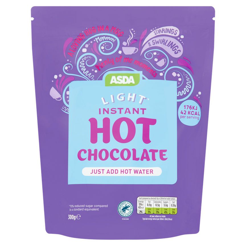 ASDA Reduced Sugar Instant Hot Chocolate - McGrocer