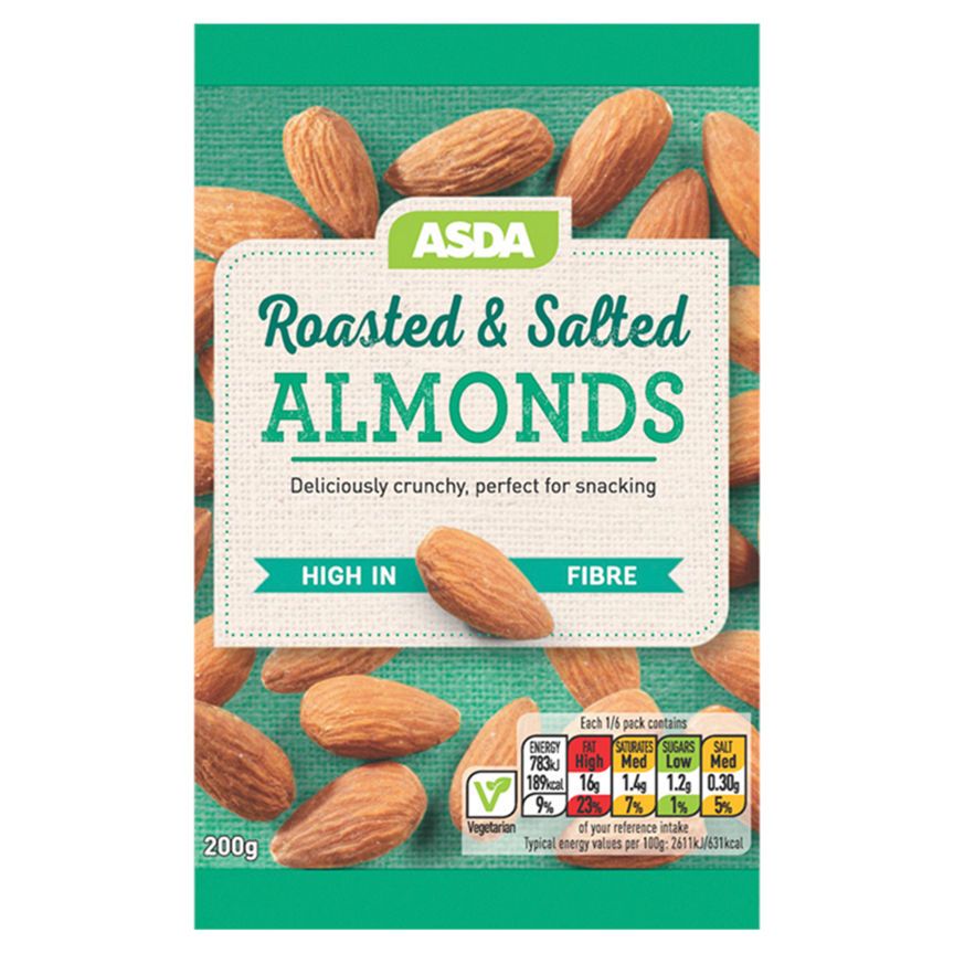 ASDA Roasted & Salted Almonds - McGrocer