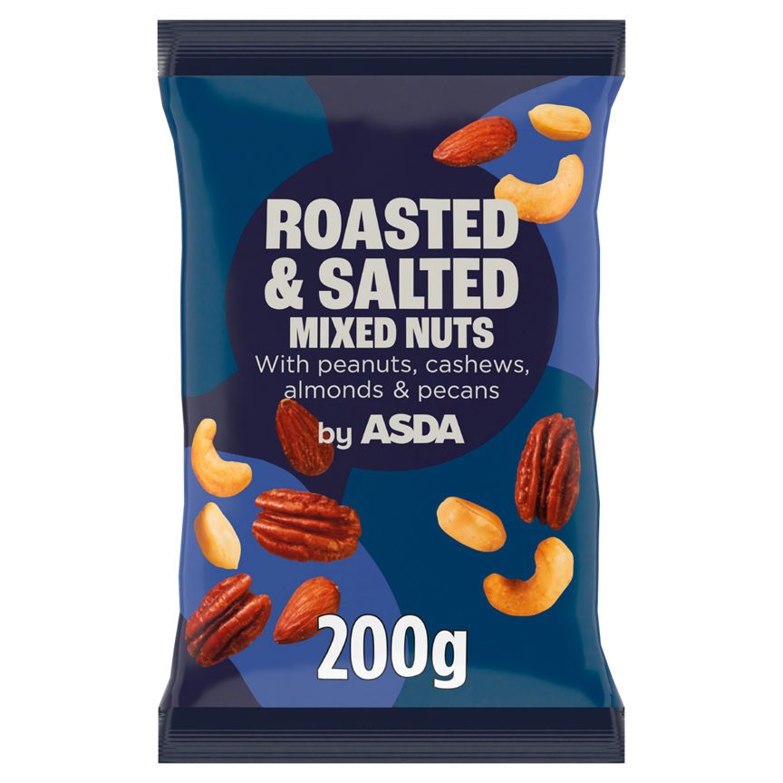 ASDA Roasted & Salted Mixed Nuts 200g - McGrocer