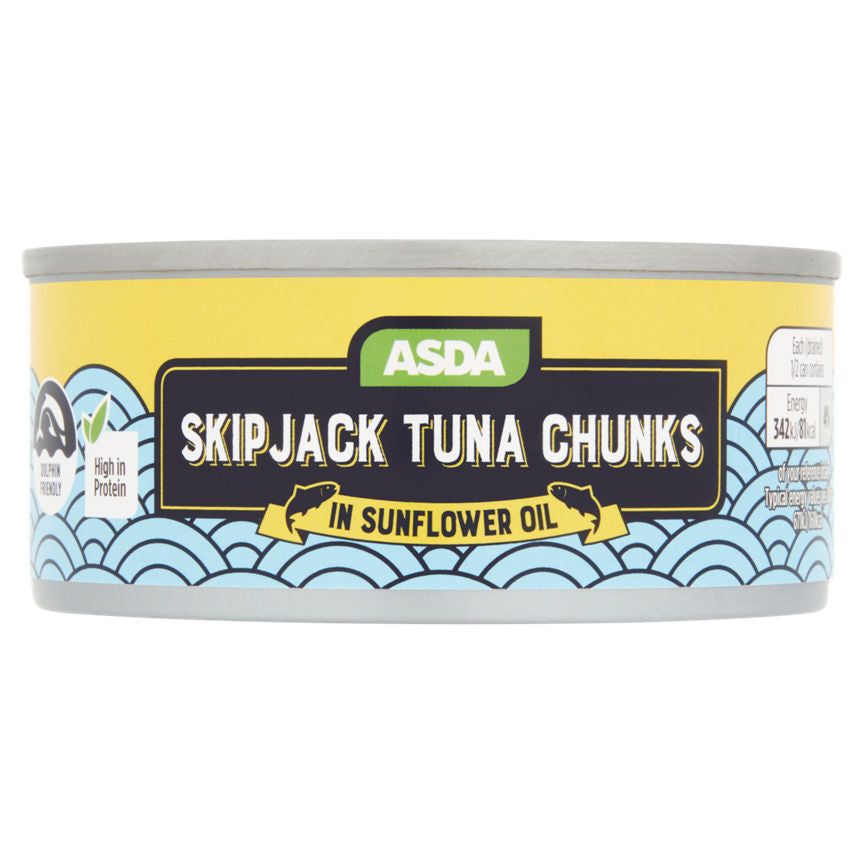 ASDA Skipjack Tuna Chunks in Sunflower Oil 145g - McGrocer