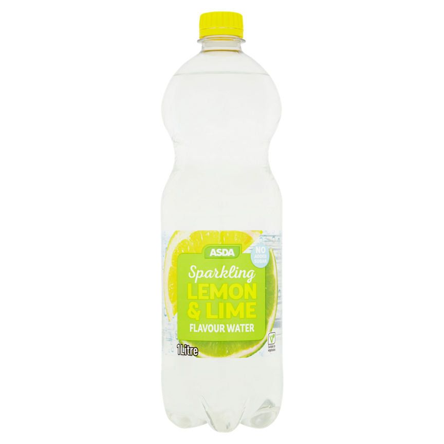 ASDA Sparkling Lemon & Lime Flavour Water 1 Litre - McGrocer