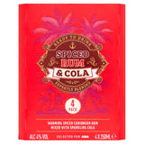 ASDA Spiced Rum and Cola 4 x 250ml - McGrocer