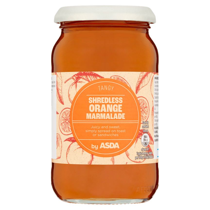 ASDA Tangy Shredless Orange Marmalade 454g - McGrocer