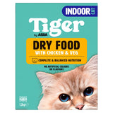 ASDA Tiger Dry Food with Chicken & Veg Indoor Cat 1.2kg - McGrocer