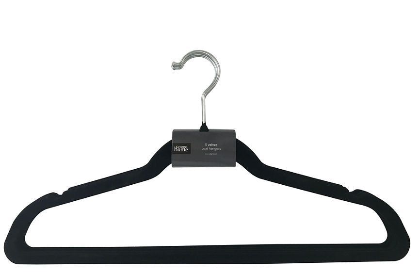 ASDA Velvet Clothes Hangers - McGrocer