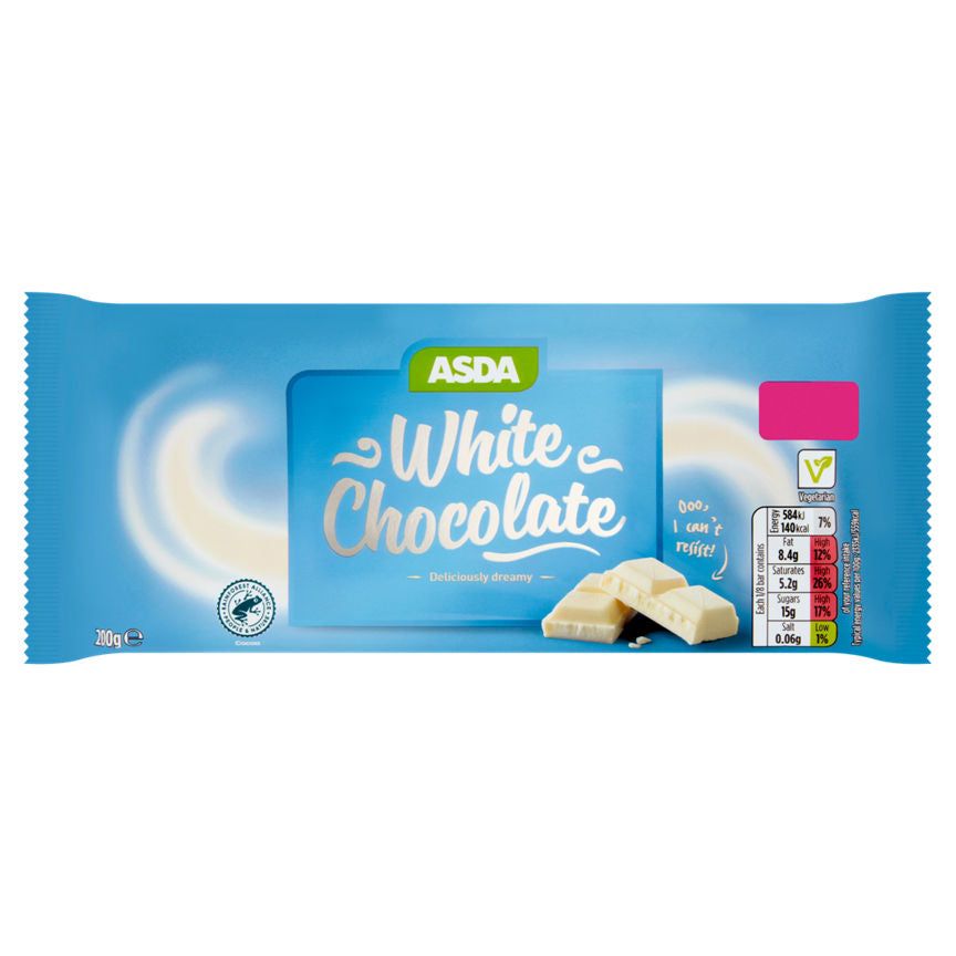 ASDA White Chocolate 200g - McGrocer