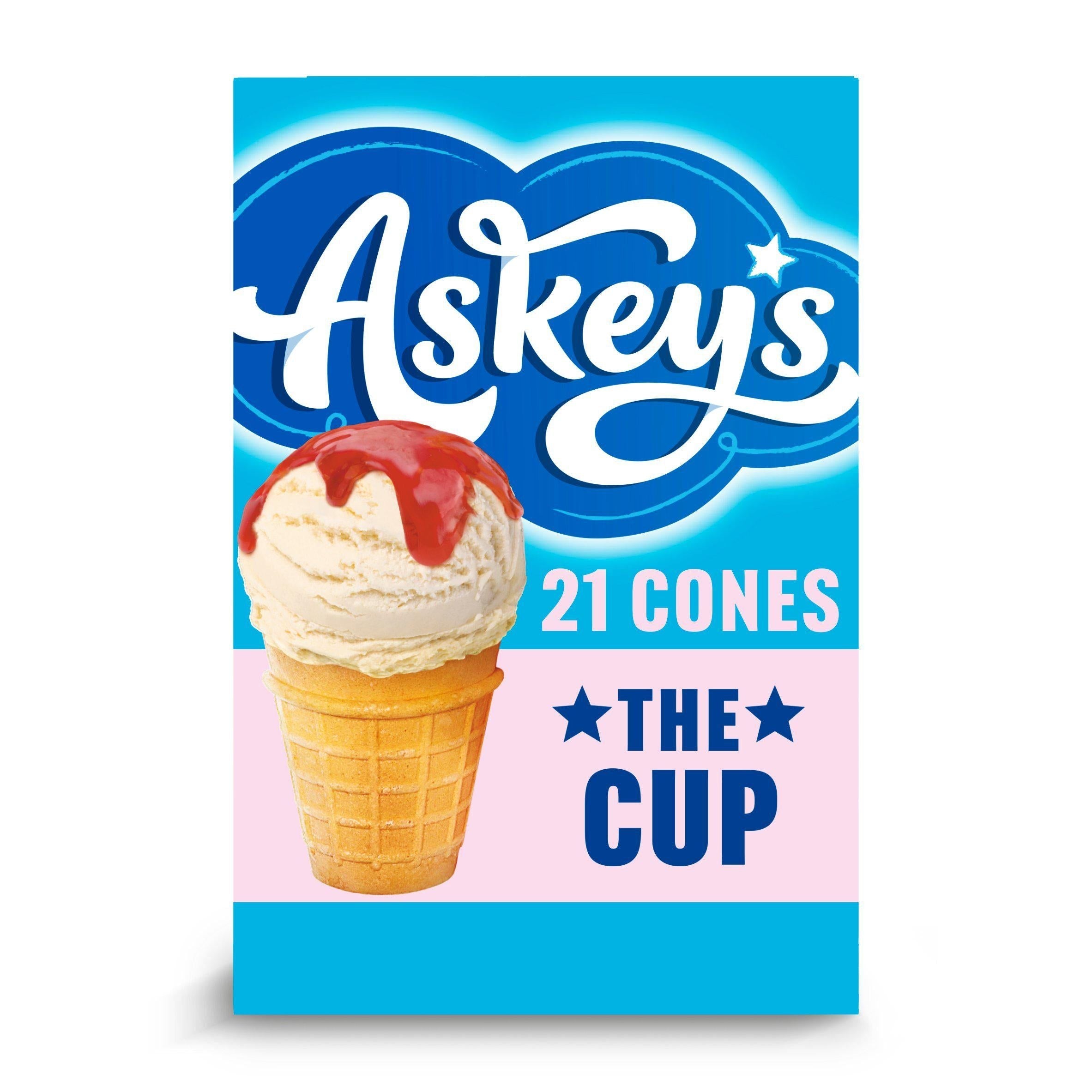Askeys Ice Cream Cup Cornets x21 - McGrocer
