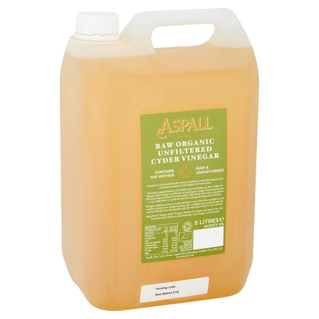 Aspall Raw Organic Unfiltered Cyder Vinegar 5L - McGrocer