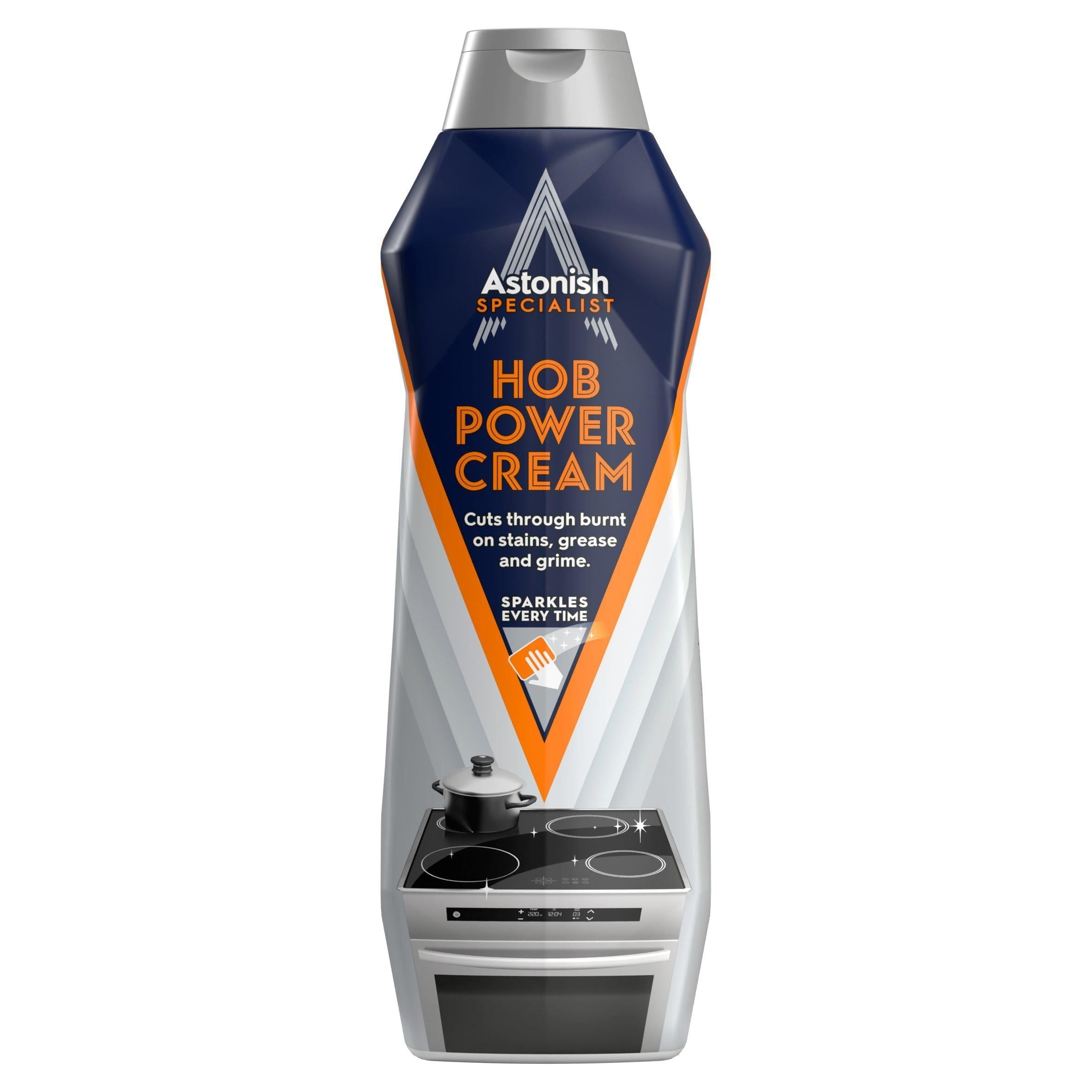 Astonish Specialist Hob Cream Antibacterial Zesty Lemon Cleaner 500ml - McGrocer