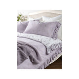 At Home with Stacey Solomon Lilac Bluebell Frill Duvet Set - King - McGrocer