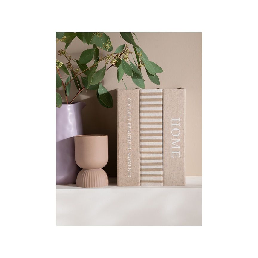 At Home with Stacey Solomon Natural Storage Books - Set of 3 - McGrocer
