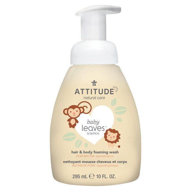 ATTITUDE Baby Leaves 2in1 Foaming Wash Pear Nectar 295ml - McGrocer