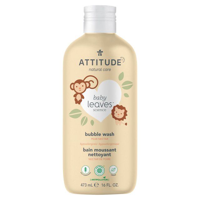 ATTITUDE Baby Leaves Bubble Wash Pear Nectar 473ml - McGrocer