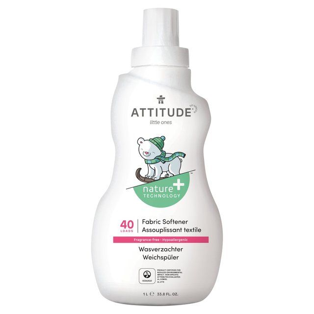 Attitude Little Ones Fabric Softener Fragrance Free 40 Loads 1L - McGrocer