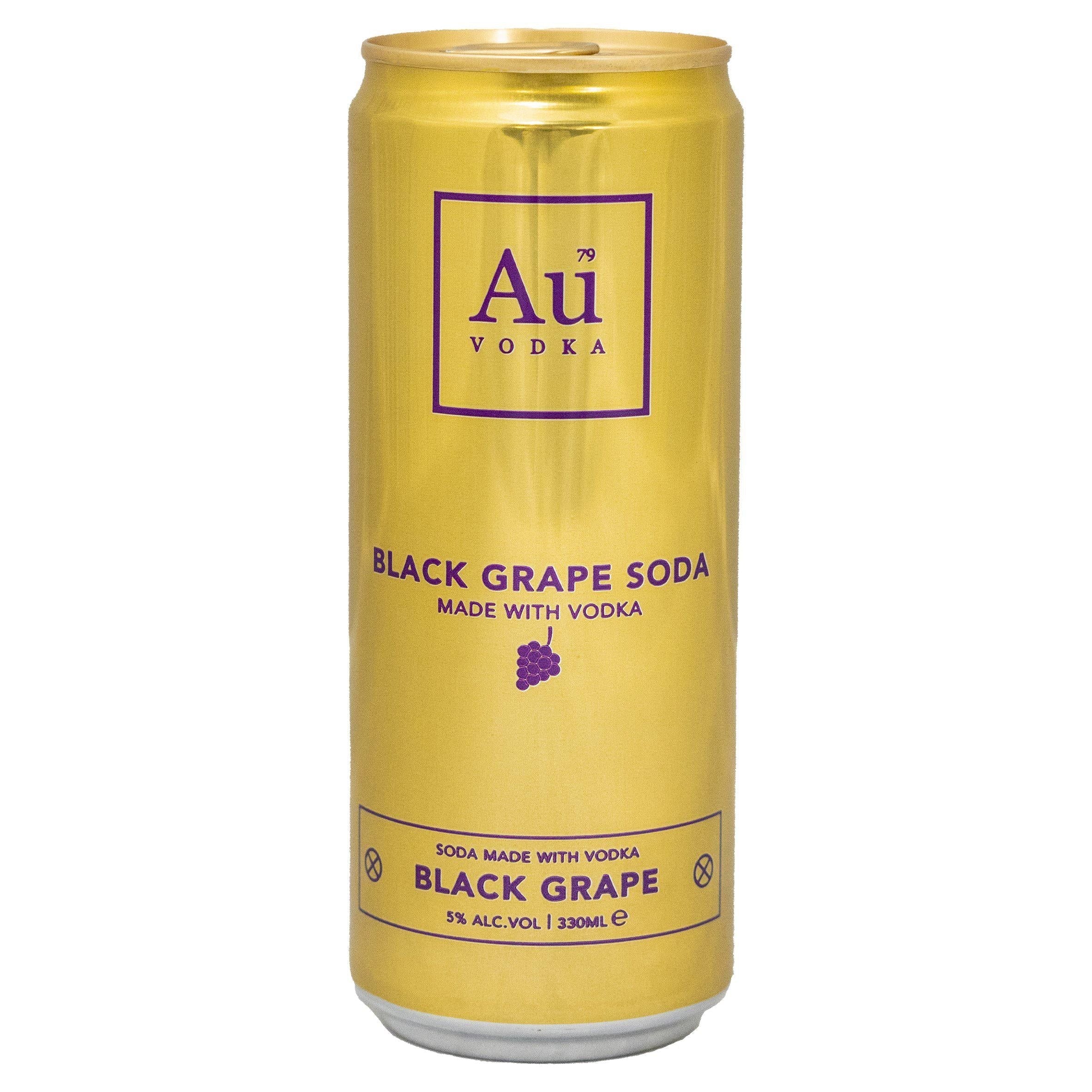 Au Vodka Black Grape Soda 33cl - McGrocer