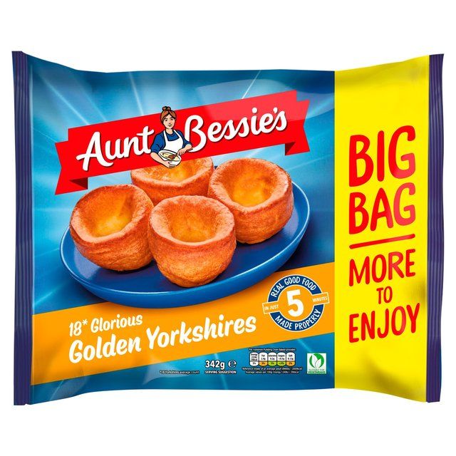 Aunt Bessie's 18 Glorious Golden Yorkshire Puddings 342g - McGrocer