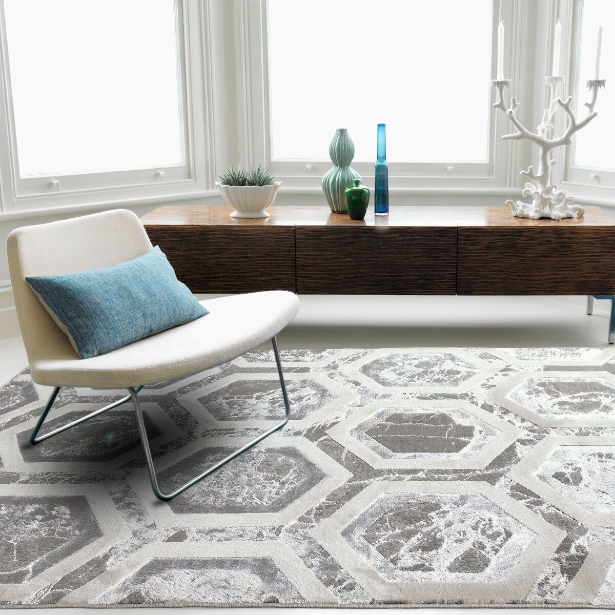 Aurora Crystal Rug, in 2 Sizes - McGrocer