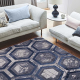 Aurora Hexagon Rug, in 2 Sizes - McGrocer