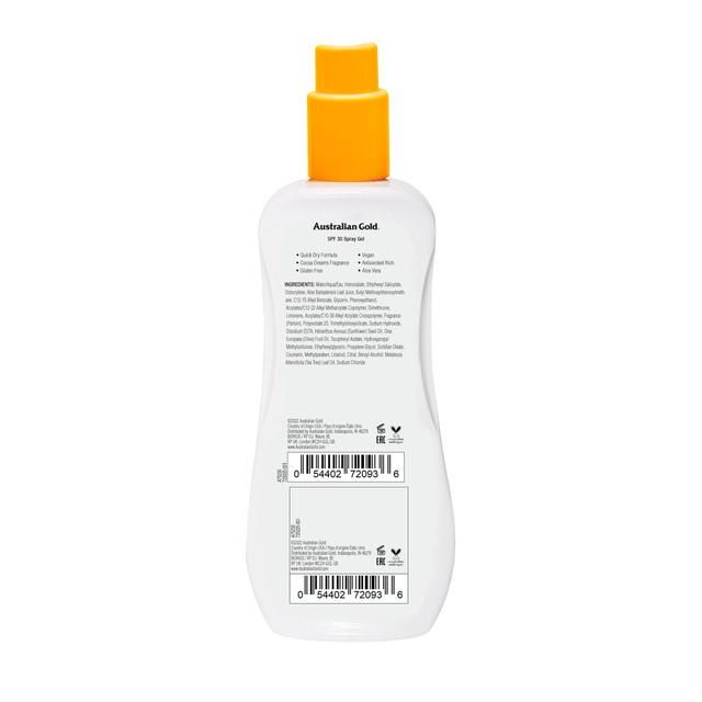 Australian Gold SPF 30 Sunscreen Clear Spray 237ml - McGrocer
