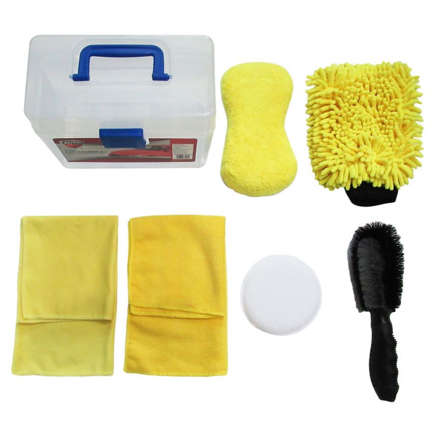 Auto Drive 6 Piece Car Cleaning Kit - McGrocer